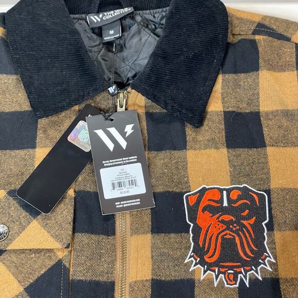 Cleveland Browns The Wild Collective Women's Flannel Jacket - Picture 3 of 4